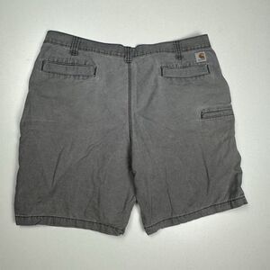 Carhartt 101167-039 Gray Cotton Relaxed Fit‎ Canvas Work Shorts 42